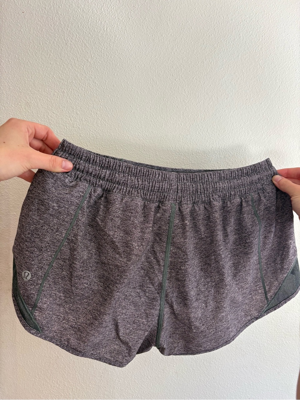 lululemon athletica Grey Shorts with Grey Trim